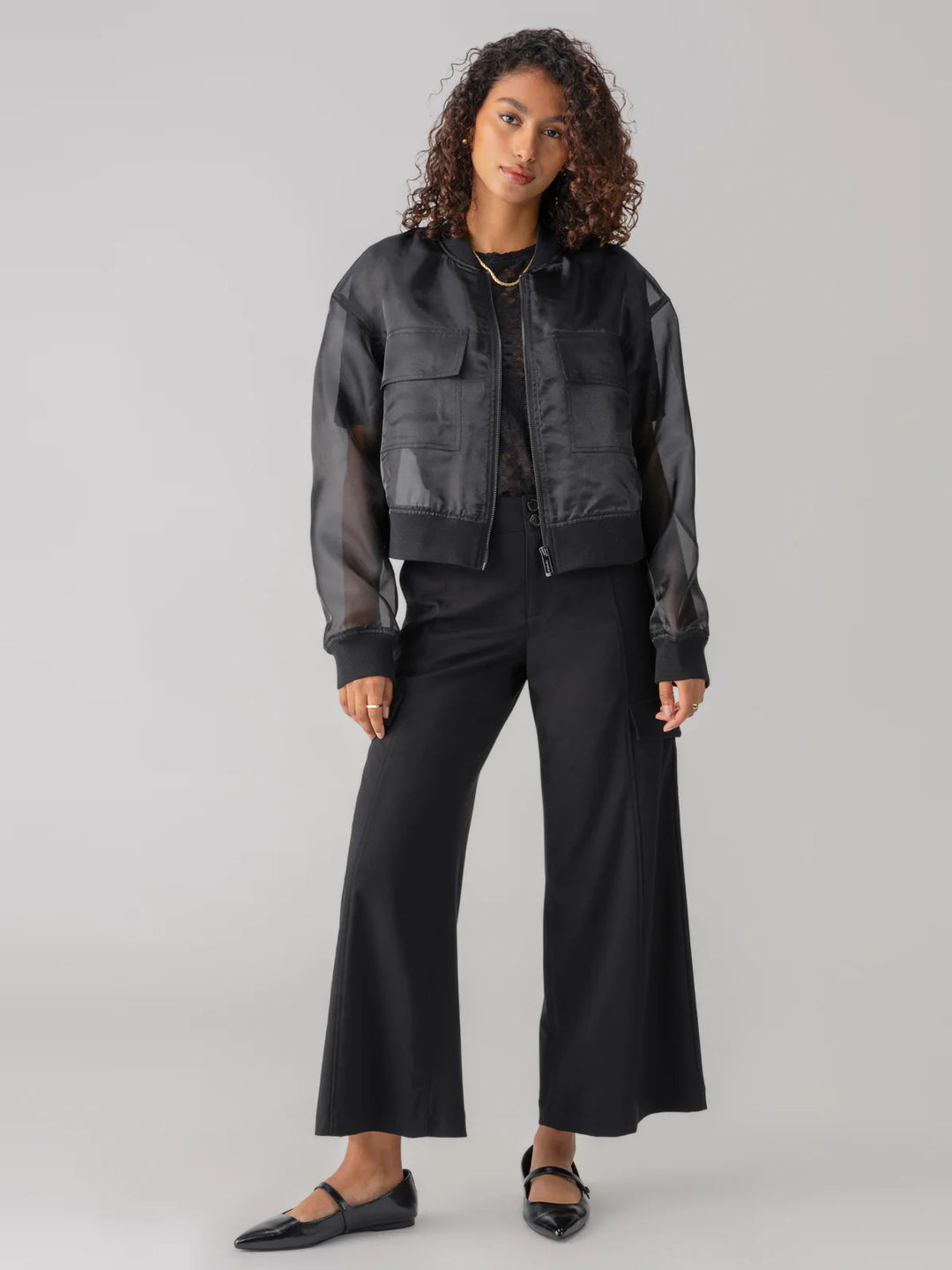 Sanctuary Clothing Skyline Organza Bomber Jacket