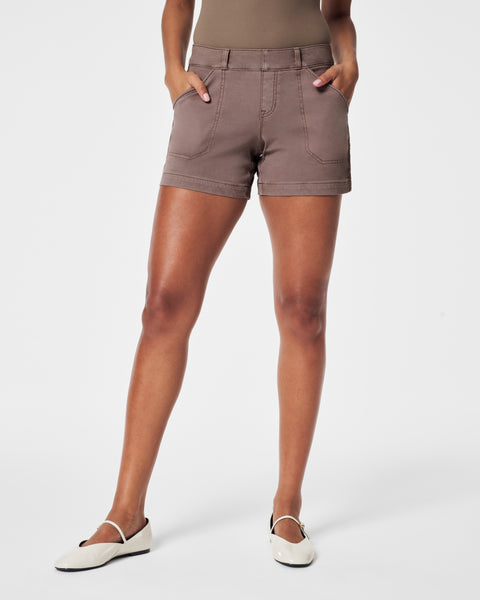 Spanx 4" Stretch Twill Shorts