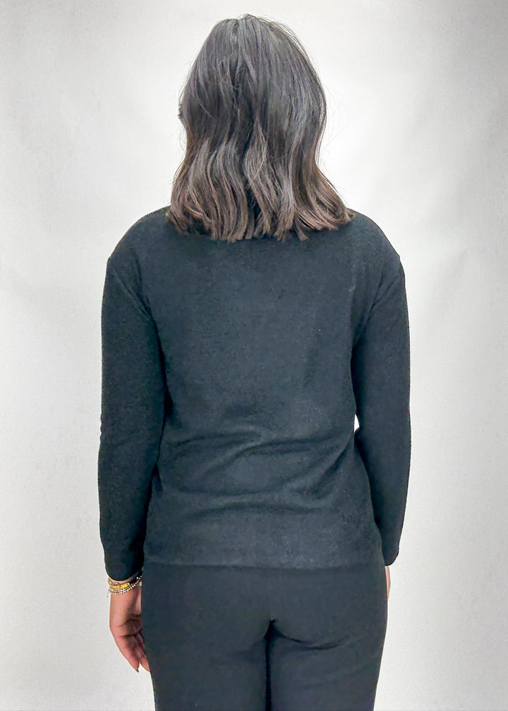 Cassidy Suede Color Block Sweater