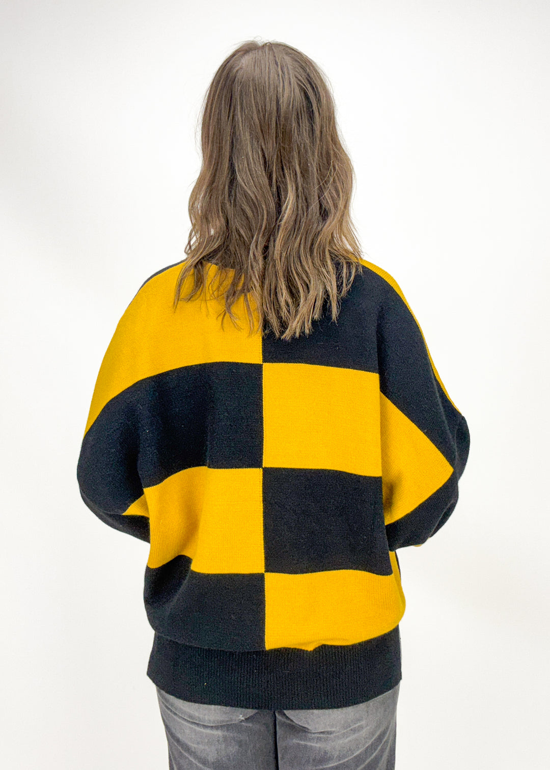 Mallory Checkered Sweater