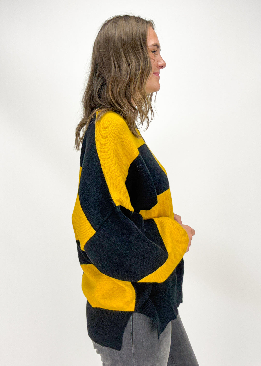 Mallory Checkered Sweater
