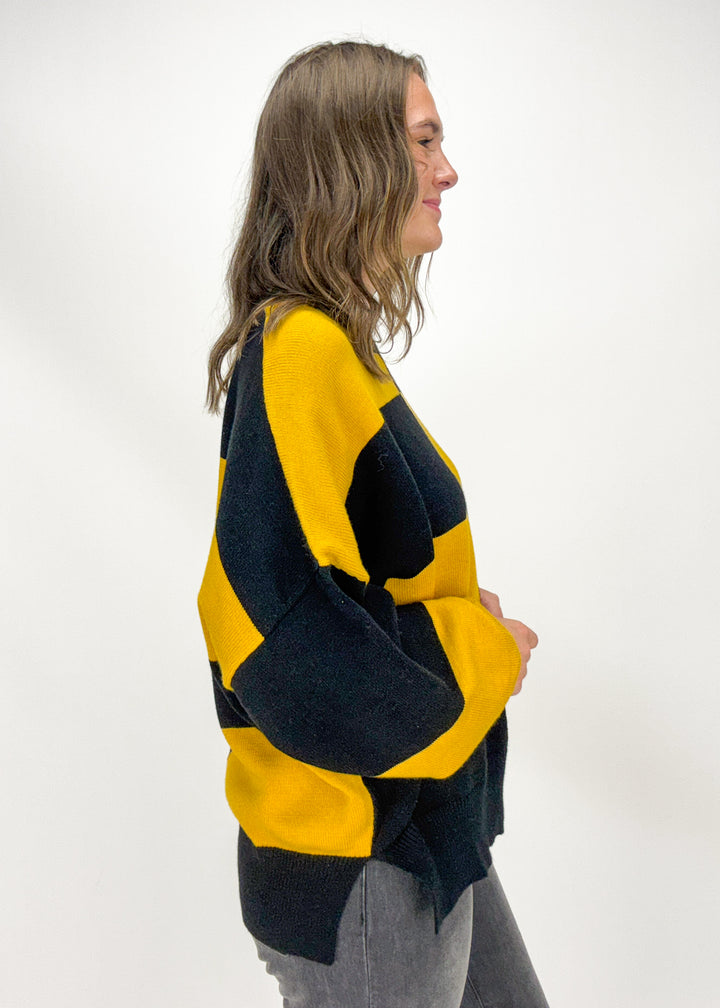 Mallory Checkered Sweater