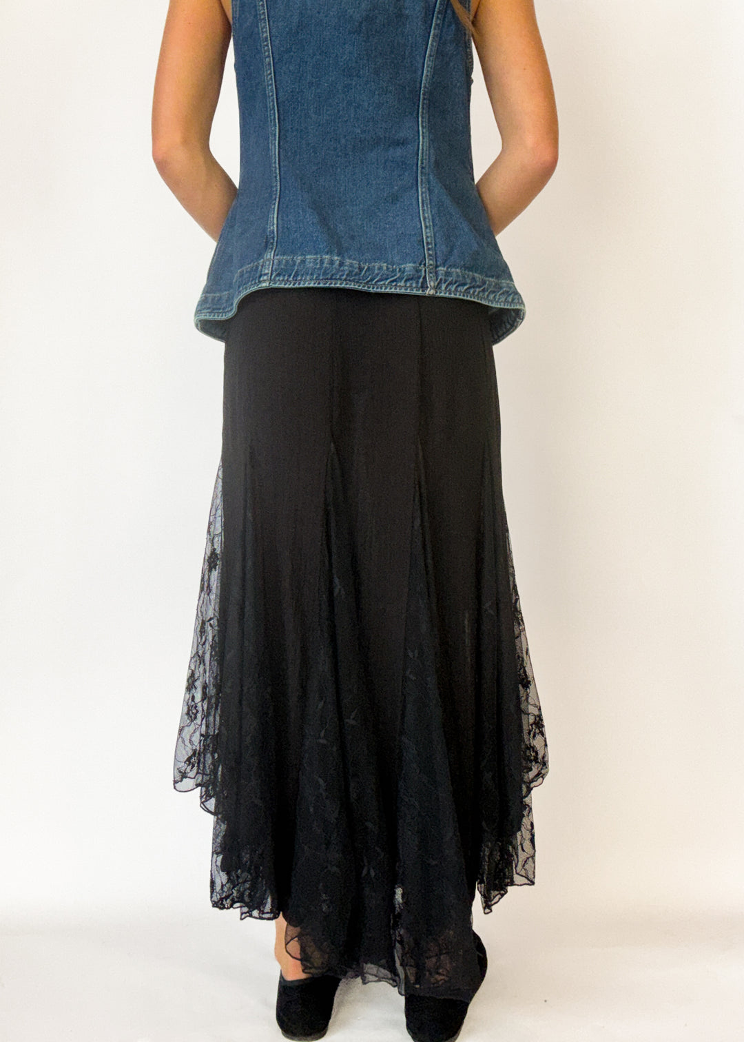 Free People Nice to Meet You Slip Skirt