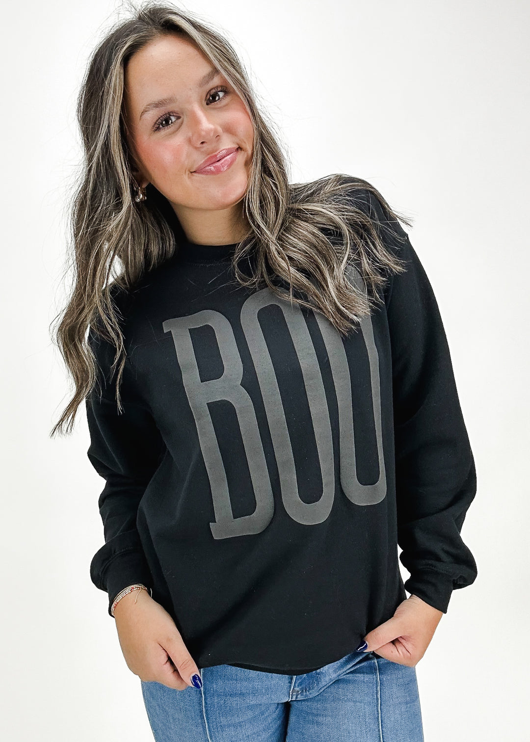 Boo Graphic Sweatshirt