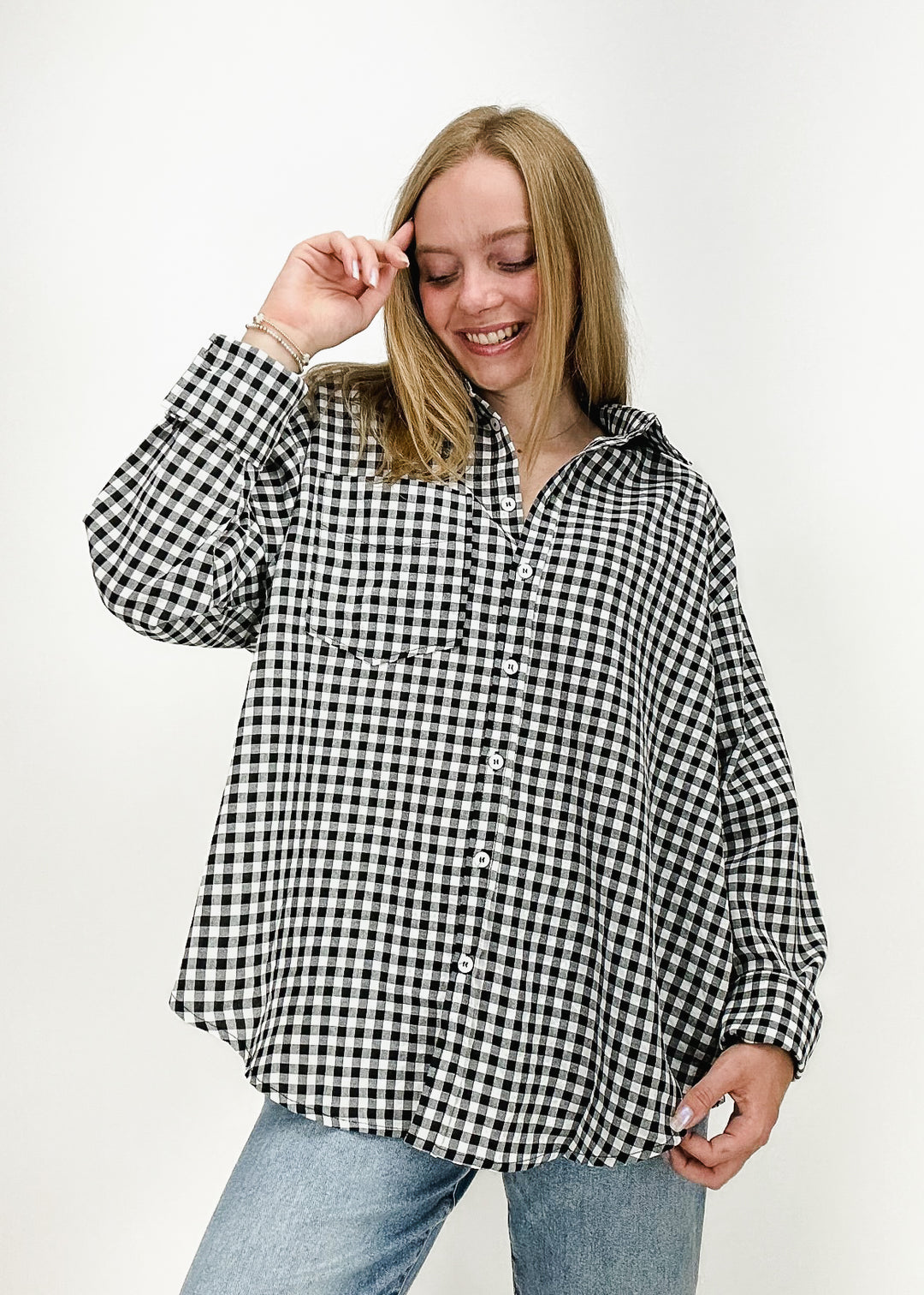 Nova Button Down Top