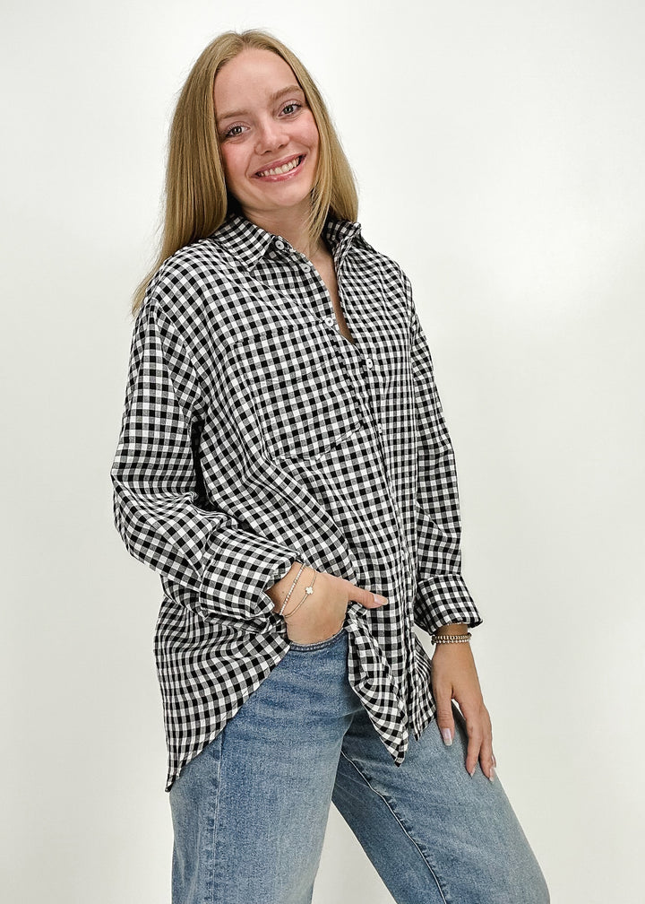 Nova Button Down Top