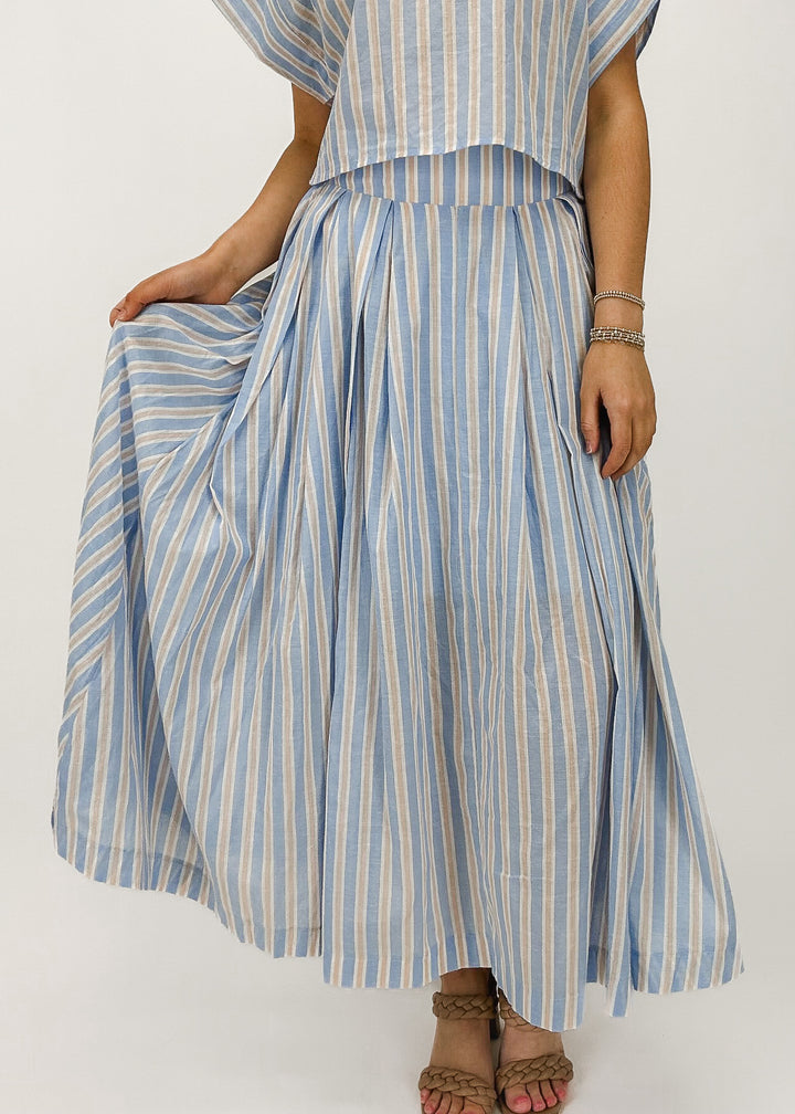 Ocean Breeze Striped Skirt