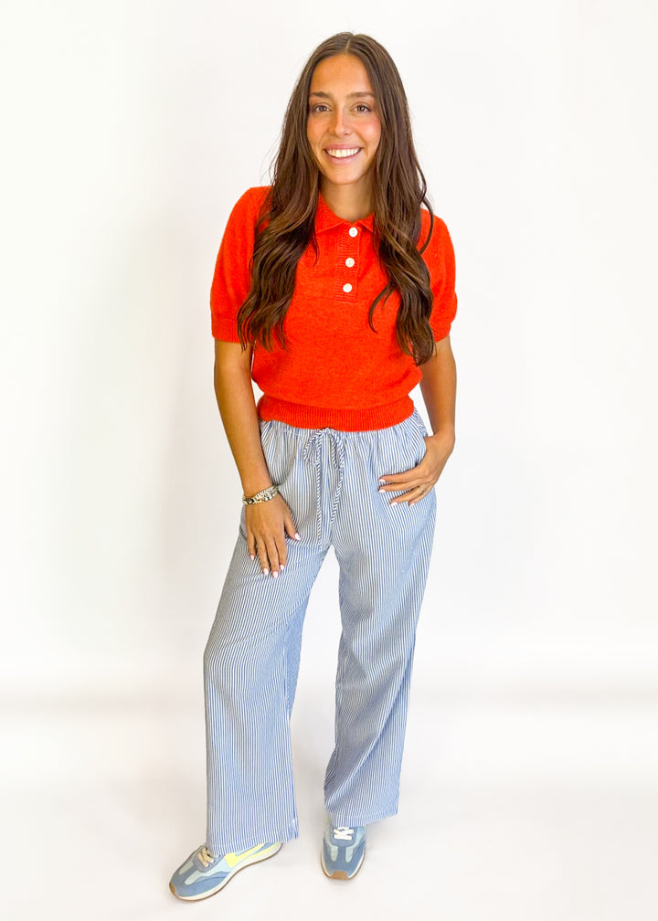 Annie Striped Wide Leg Pants