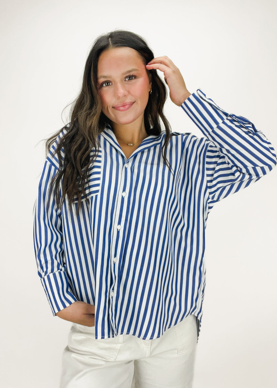 Collins Striped Button Down