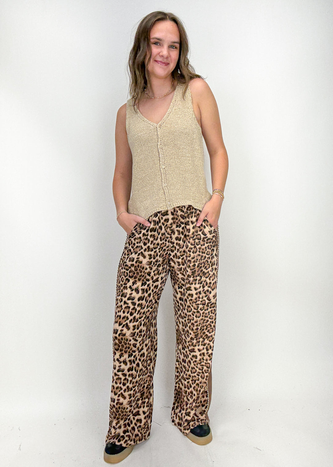 Lainey Leopard Pants