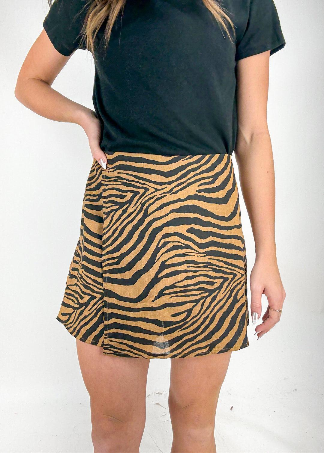 Gemma Mini Wrap Skort