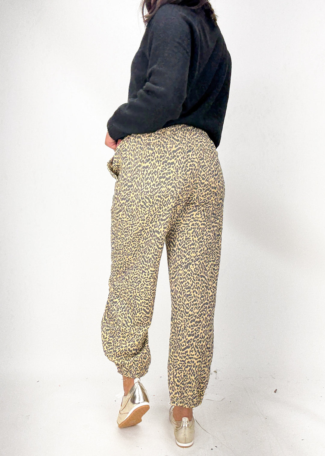 Cleo Leopard Print Sweatpants