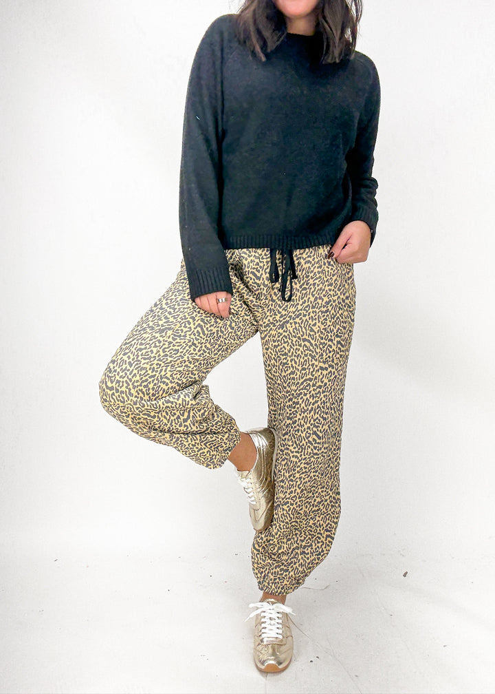 Cleo Leopard Print Sweatpants