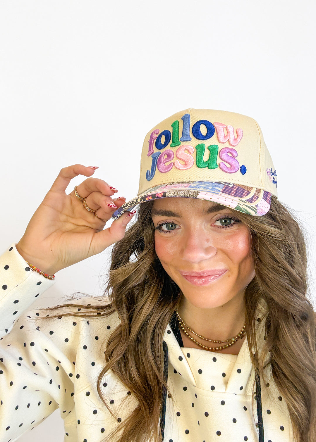 Colorful Follow Jesus Hat