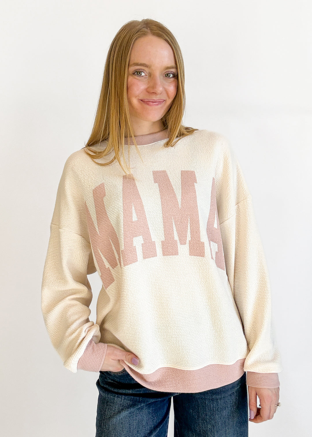 Mama Sweatshirt - Rose