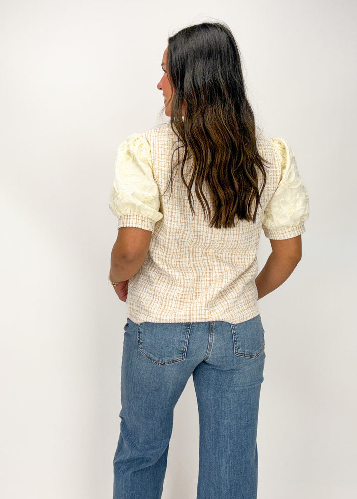 Taylyn Tweed Top