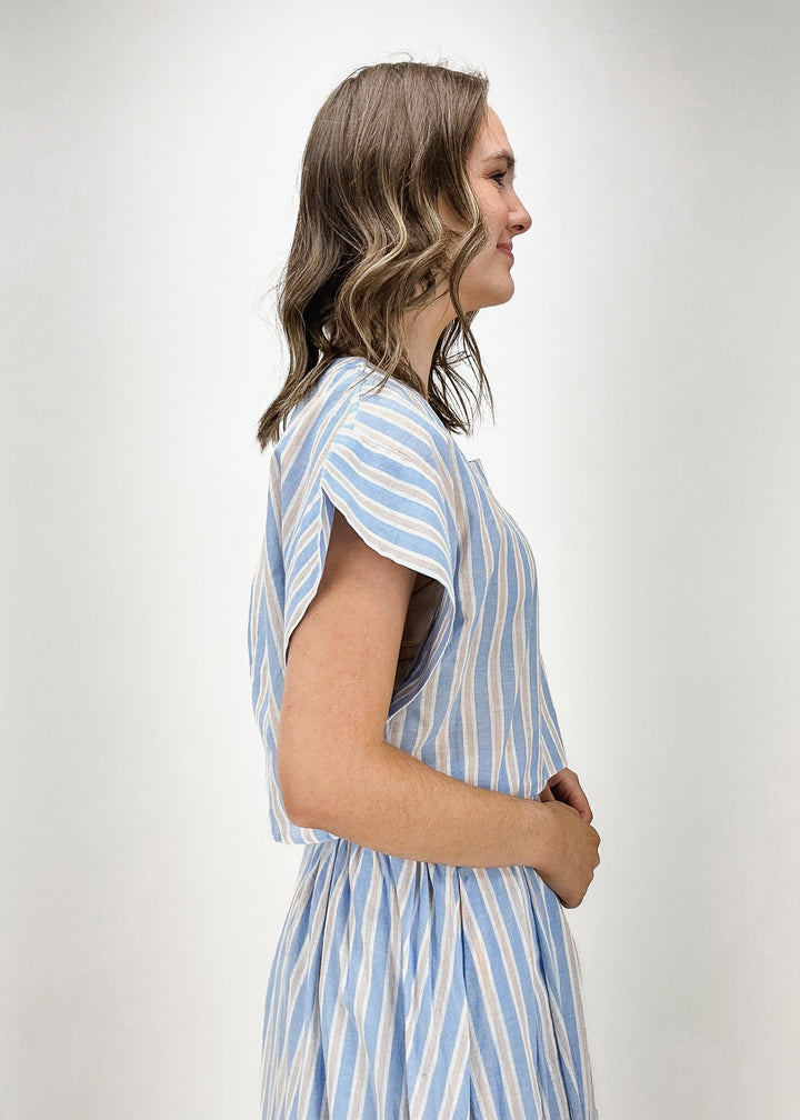 Ocean Breeze Striped Top