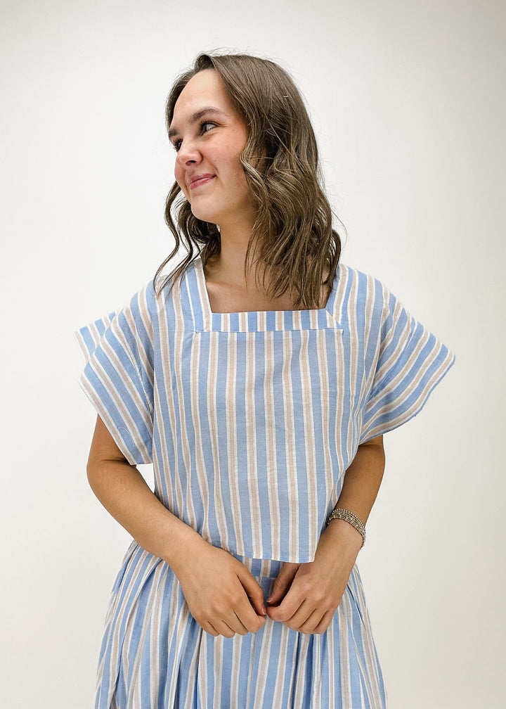 Ocean Breeze Striped Top