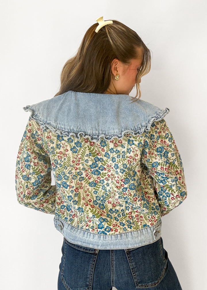 Elle Vintage Embroidered Denim Jacket