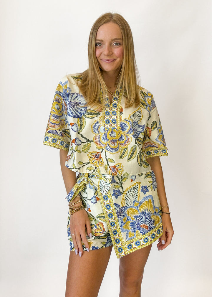 Monica Floral Top