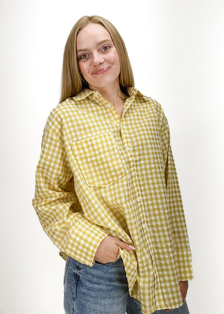 Nova Button Down Top