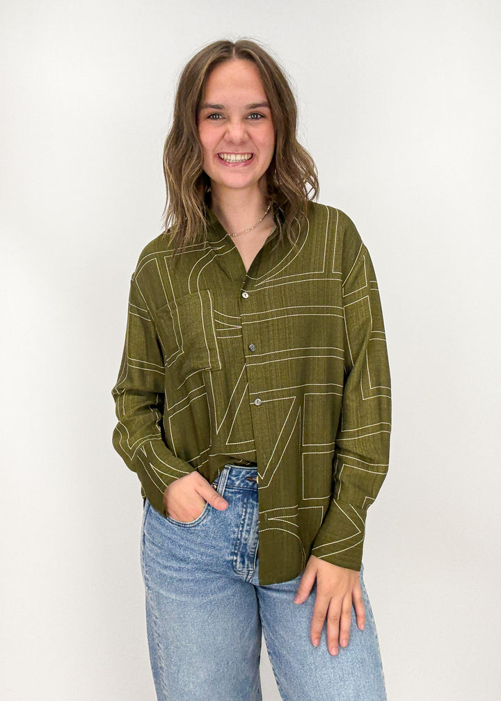 Mikayla Button Down