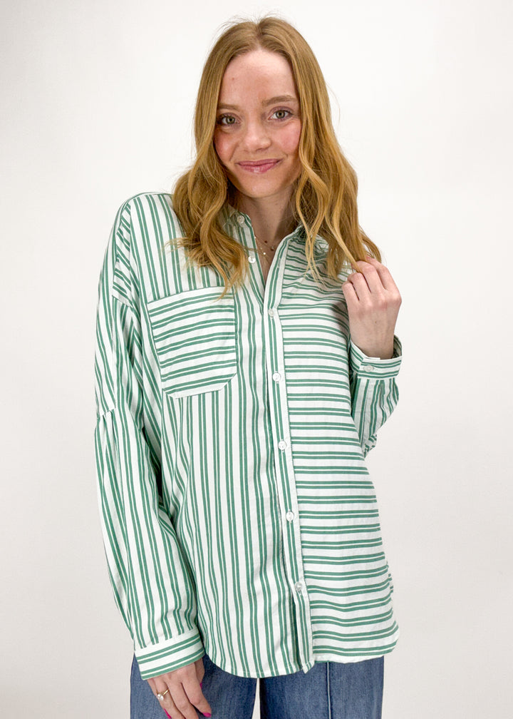 Layla Striped Button Down