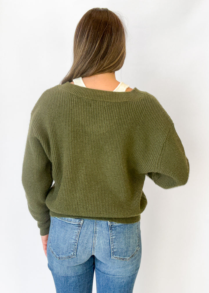Elan Hadley V-Neck Sweater