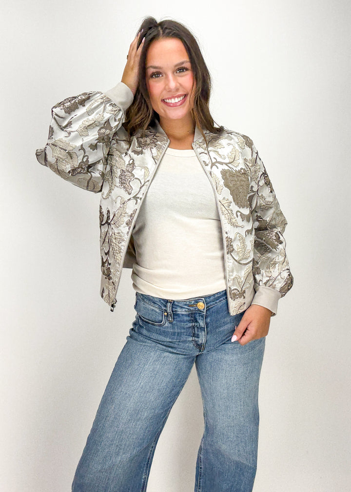 Molly Floral Bomber Jacket