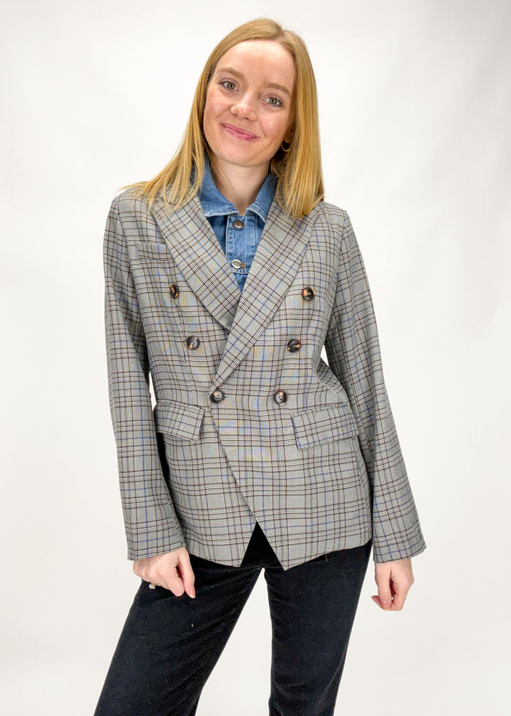 Jacqueline Plaid Blazer
