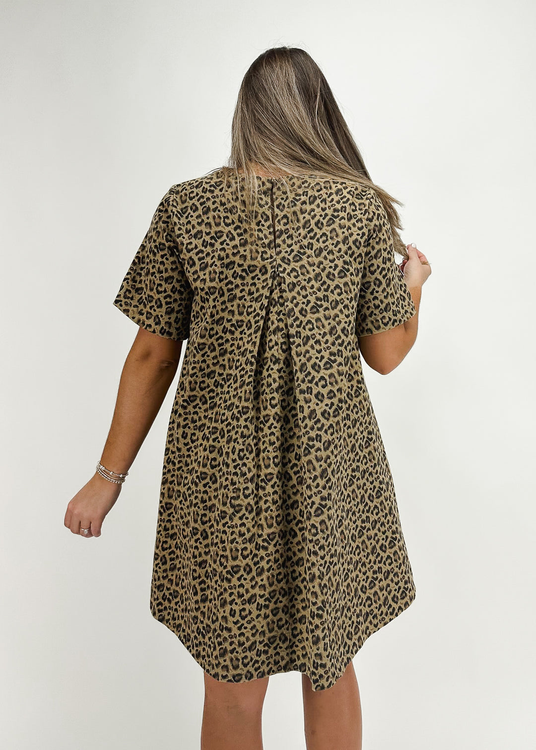 Christine Leopard Print Dress