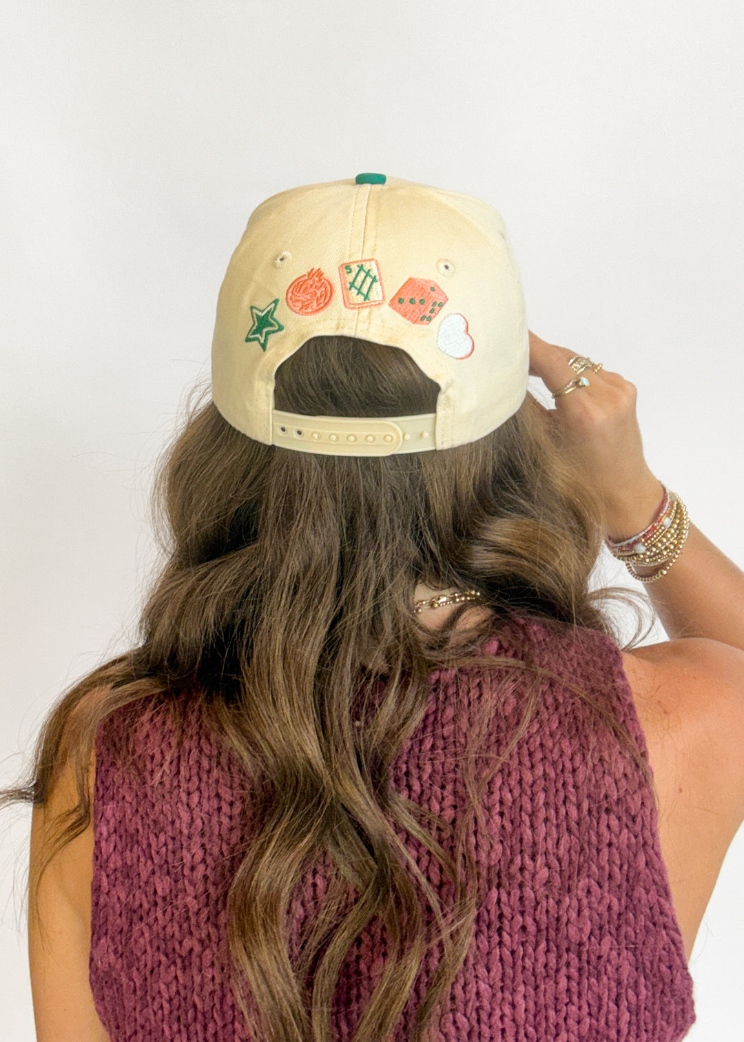 Poppy and Pine Mahjong Enthusiast Hat