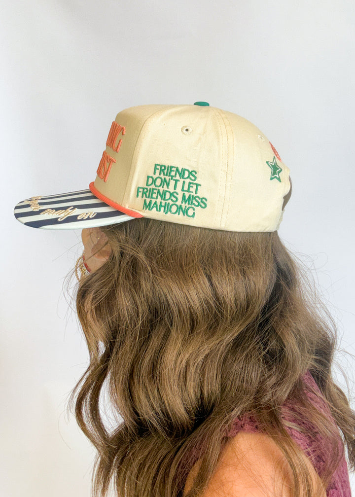 Poppy and Pine Mahjong Enthusiast Hat
