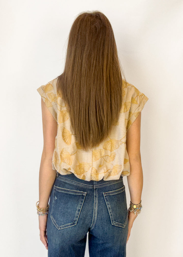 Fallon Textured Bubble Top