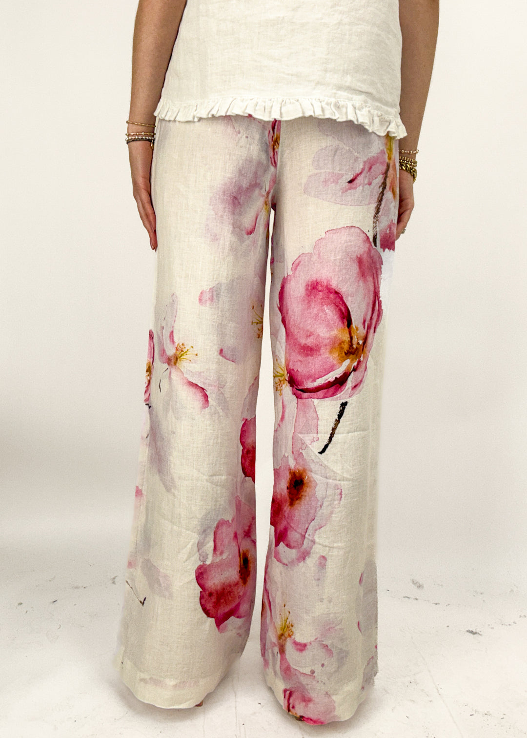 Dolcezza Poppy Floral Pants