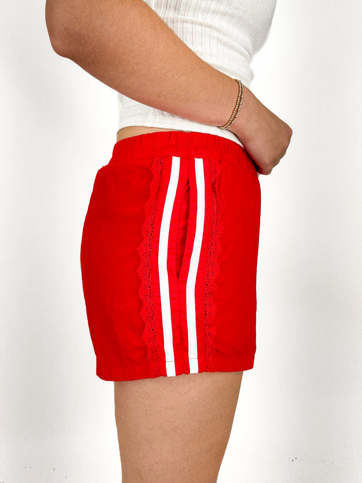 Jackie Lace Trim Shorts
