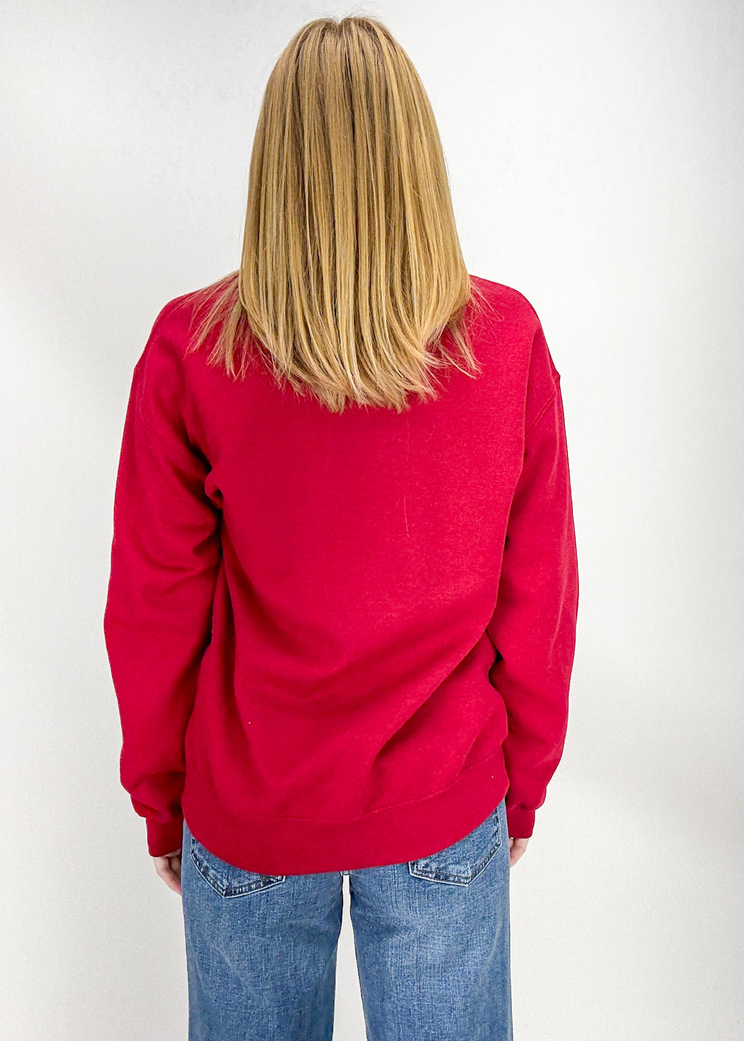 Cozy Merry Sweatshirt - Cardinal Red