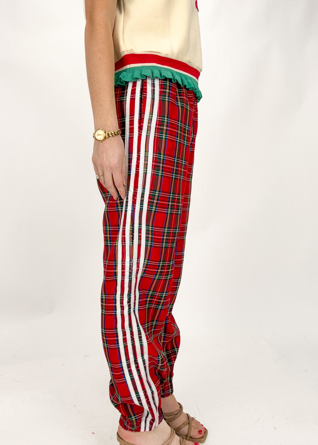 Eve Plaid Track Pants