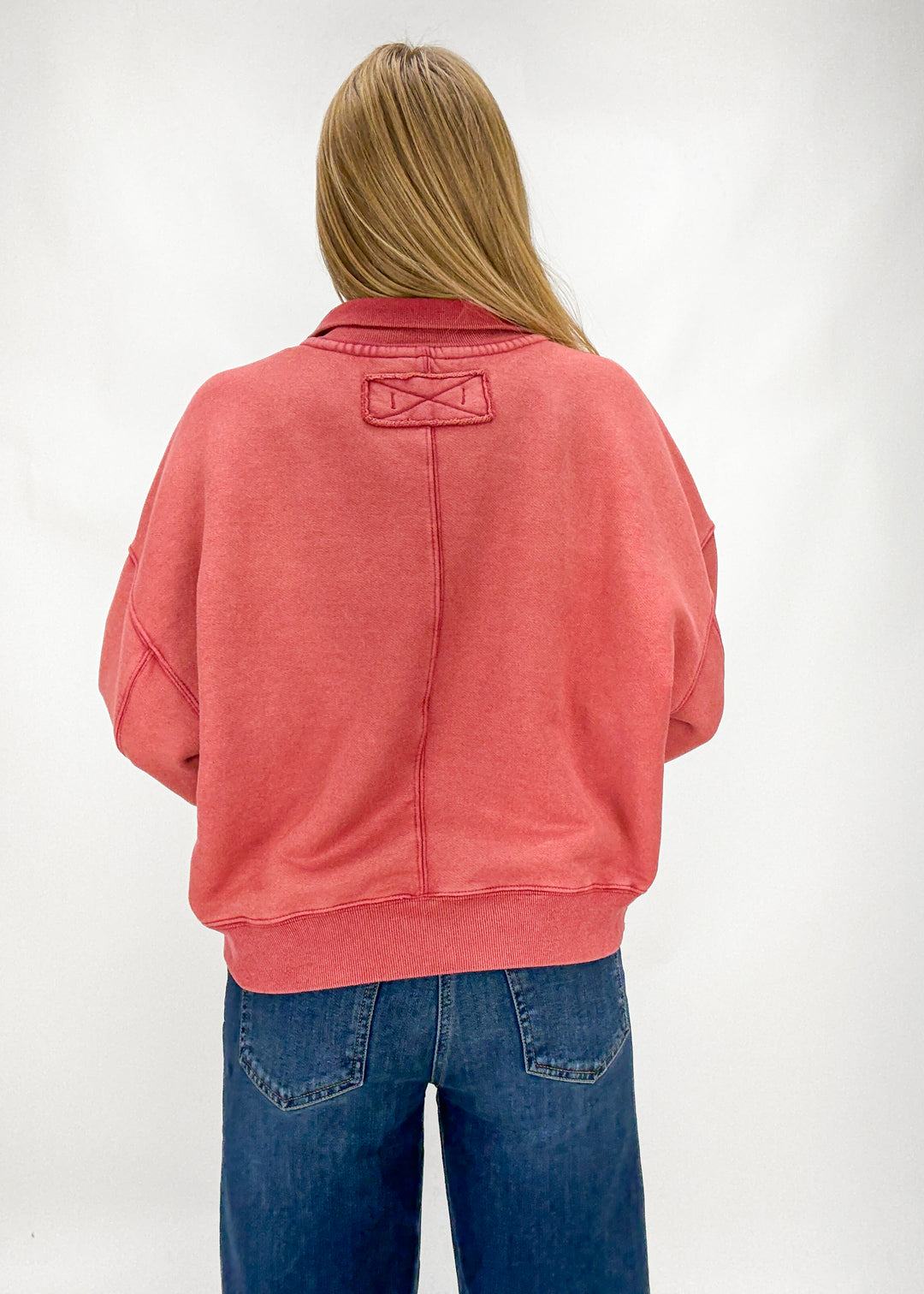 Free People Timeless Pullover - Salsa