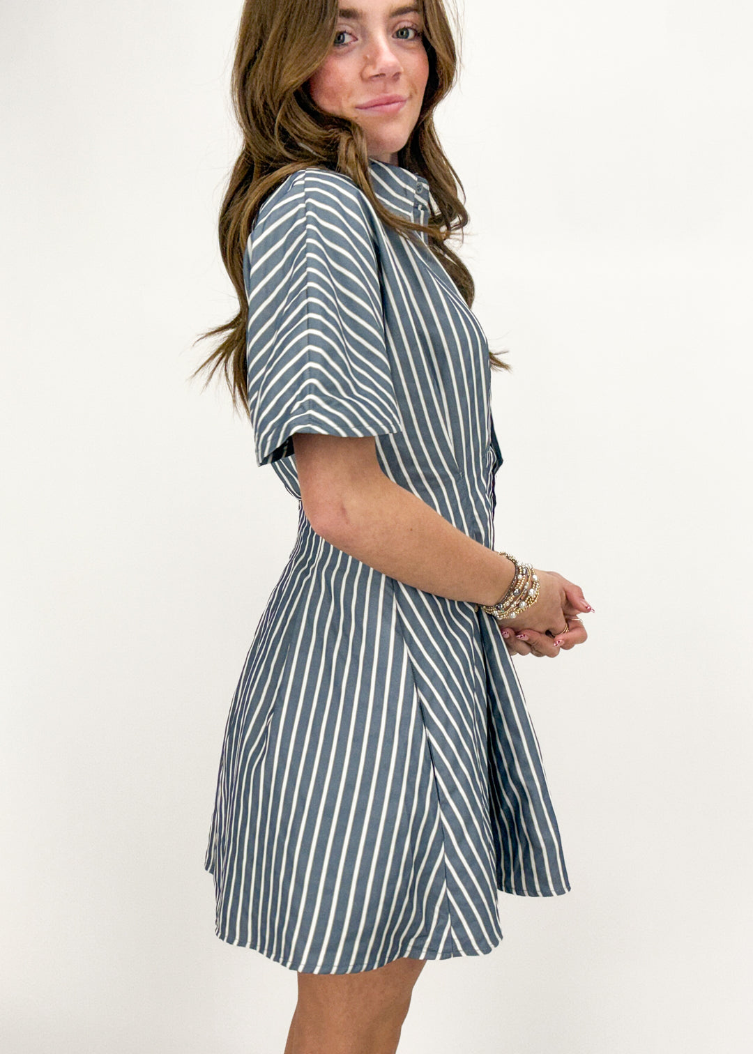 Blake Striped Mini Dress