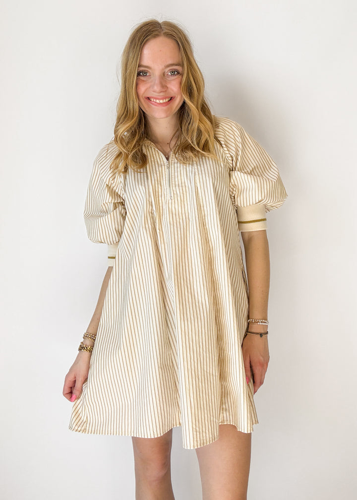 Kailyn Striped Mini Dress