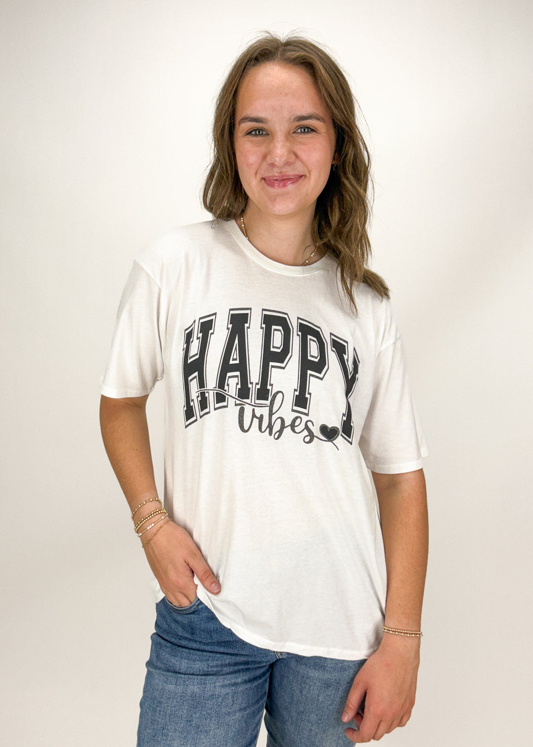 Happy Vibes Graphic Tee