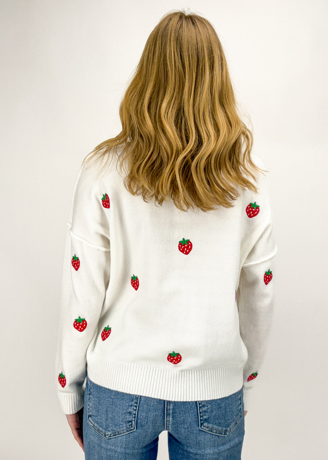 Sasha Strawberry Sweater