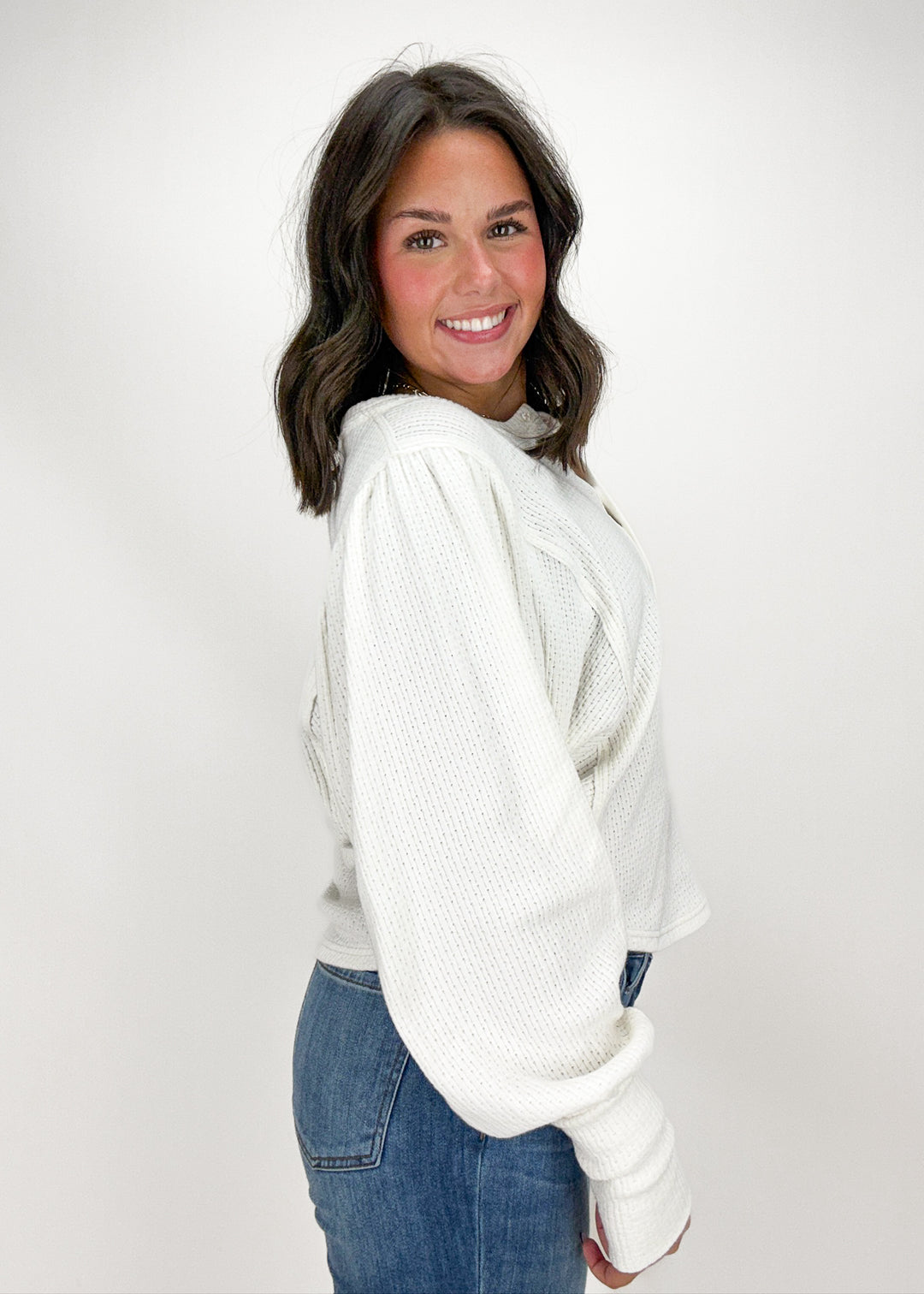 Free People Quinn Knit Top