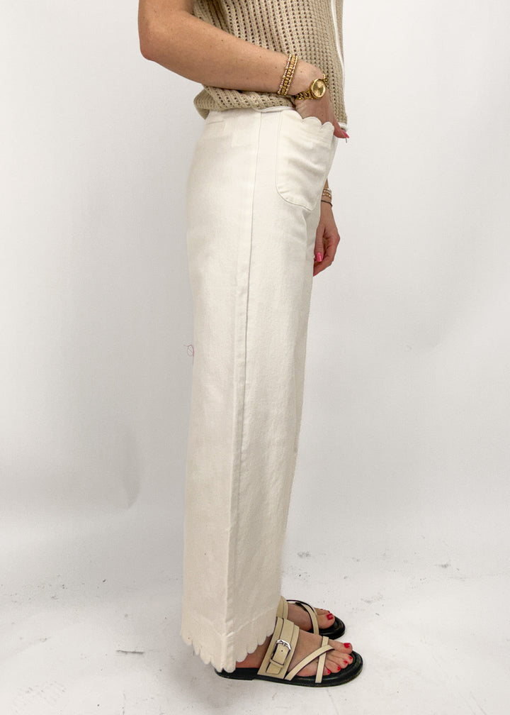 Jenna Scalloped Pants