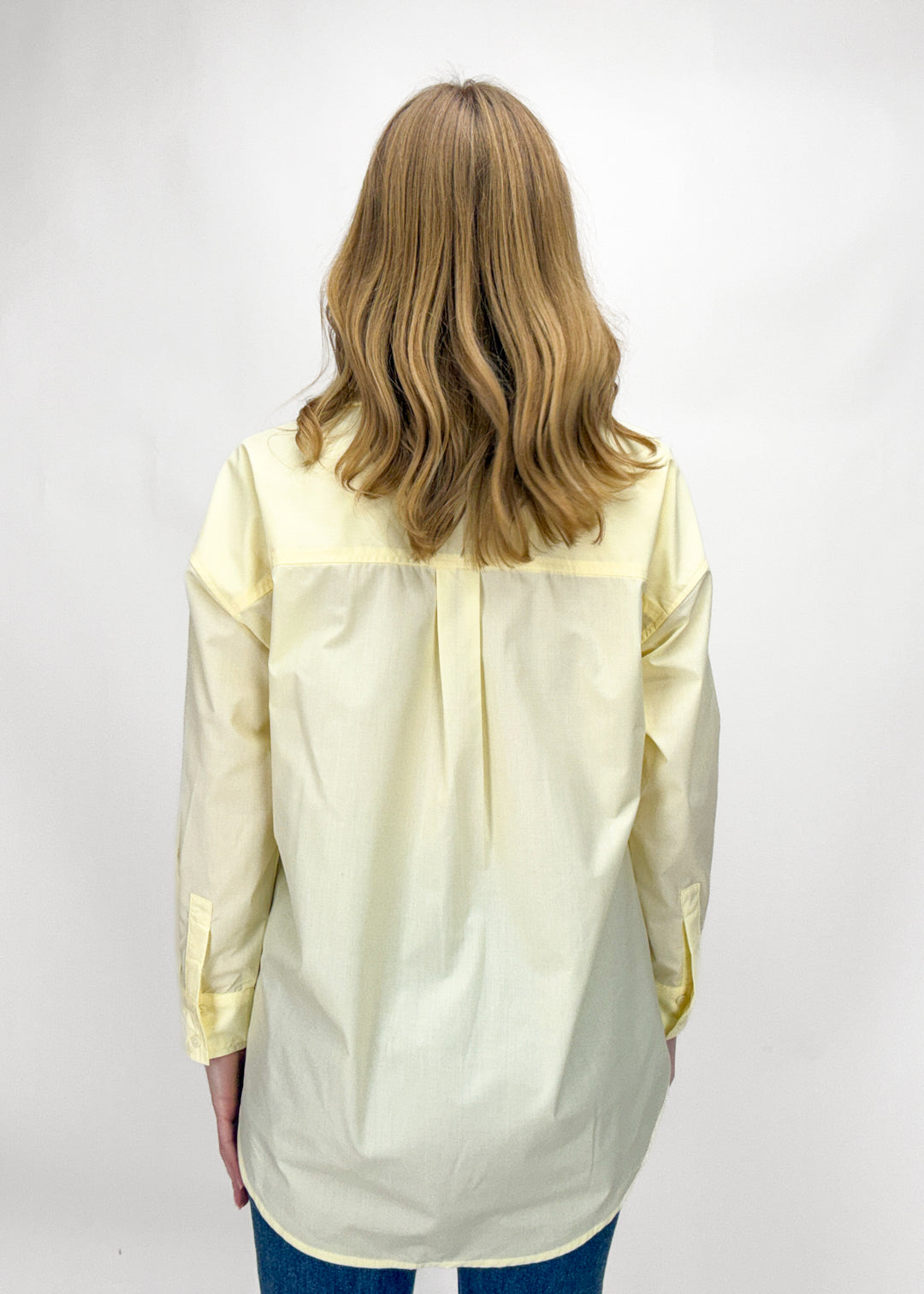 Willow Oversized Button Down - Butter
