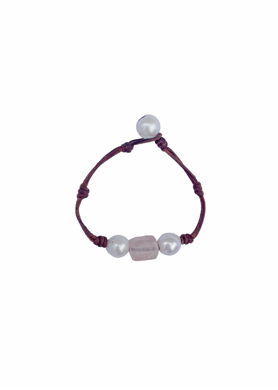 FWB Gemstone Bracelet-Rose Quartz