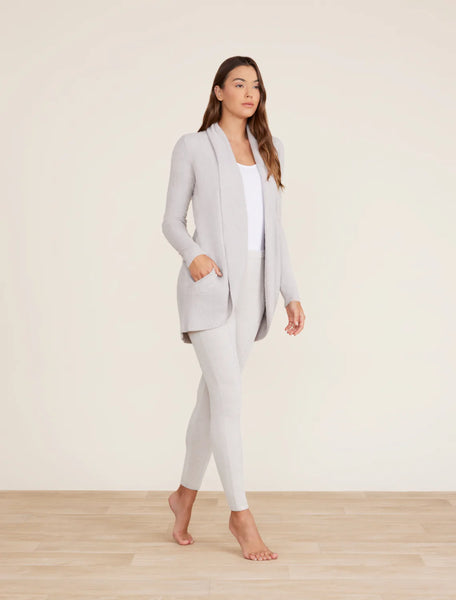 CozyChic Lite Circle Cardi-Silver