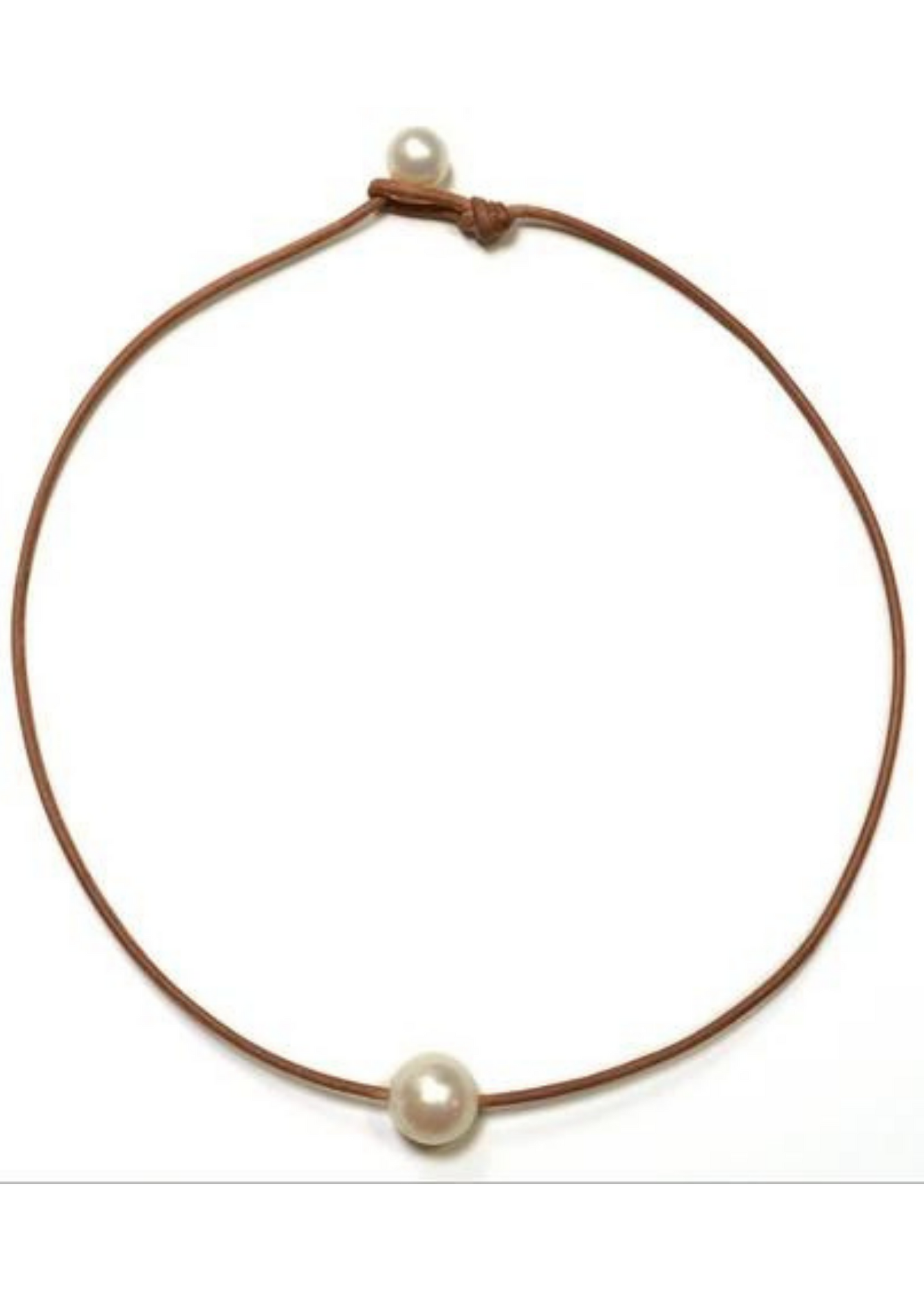 `FWN Single White Pearl Necklace