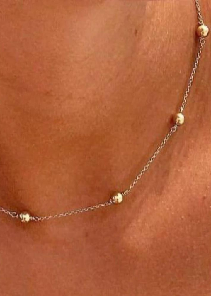 15" Choker Simplicity Chain Gold - Classic 4mm Gold